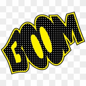 Boom Onomatopoeia, HD Png Download - comic speech bubble png