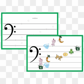 Diagram, HD Png Download - bass clef png