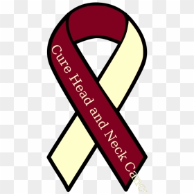 Head And Neck Cancer - Head And Neck Cancer Ribbon Clipart, HD Png Download - cancer ribbon png