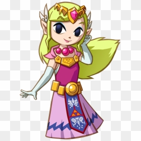 The Legend Of Zelda - Princesse Zelda Wind Waker, HD Png Download - majora's mask png