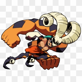 Imagenes De Cerebella Skullgirls , Png Download - Cerebella Skullgirls, Transparent Png - butt png