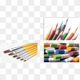 5% Discount On Art Materials - Pencil Colour Art Png Hd, Transparent Png - pencils png