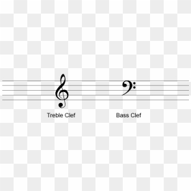 Line Art, HD Png Download - bass clef png