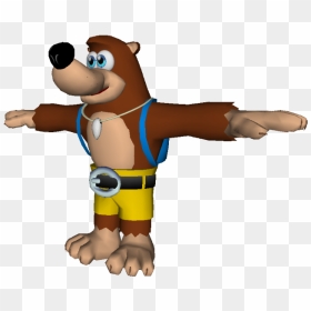 Download Zip Archive - Banjo And Kazooie Model, HD Png Download - banjo kazooie png