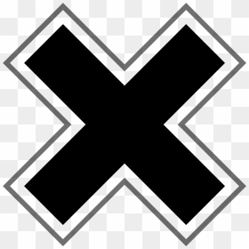 X Mark - X Clipart Black And White, HD Png Download - x mark png