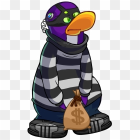 Club Penguin Robber Clipart , Png Download - Penguin Robber, Transparent Png - robber png