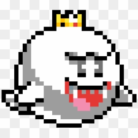 King Boo Mario Pixel Art , Png Download - Boo Mario Pixel Art, Transparent Png - boo png