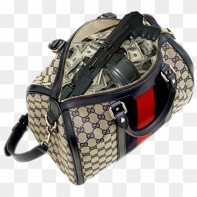 Draco Gucci Guccibag Money Trap Louisvuitton Vuitton - Transparent Background Money Bag Png, Png Download - bag of money png