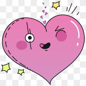 Heart Hearts Tumblr Kawaii Ftestickers Tumblr Cartoon - Kawaii Heart Cartoon Png, Transparent Png - heart png tumblr