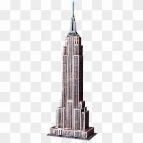 Wrebbit 3d-pussel Empire State Building - Wrebbit 3d Puzzle Empire State Building, HD Png Download - empire state building png