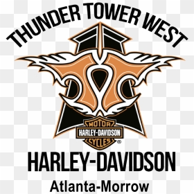 Thunder Tower West Harley-davidson® Logo - Harley Davidson, HD Png Download - harley davidson logo png