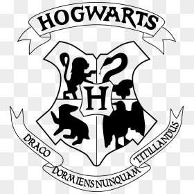 Logo Harry Potter Hogwarts , Png Download - Hogwarts Logo Drawing Easy, Transparent Png - hogwarts png