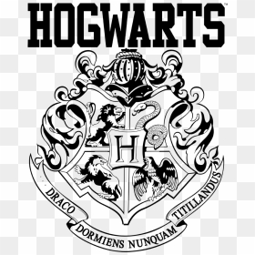 Harry Potter Hogwarts Athletic Men"s Crewneck Sweatshirt - Harry Potter Black And White, HD Png Download - hogwarts png