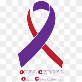 Purple Awareness Ribbon Background Png, Transparent Png - cancer ribbon png