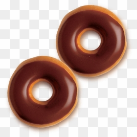 Mini Chocolate Iced Glazed - Donuts Praline, HD Png Download - doughnut png