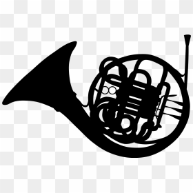 French Horn Clip Art, HD Png Download - horn png