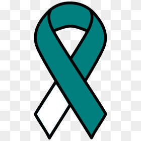 Cervical Cancer Ribbon Clip Arts - Cervical Cancer Ribbon Clipart, HD Png Download - cancer ribbon png