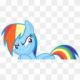 Grinch Heart Clipart - Mlp Crazy Rainbow Dash, HD Png Download - rainbow dash png