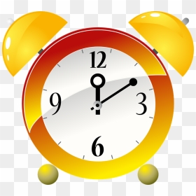 Alarm Clock Clip Art At Clker - Animated Clock Clipart, HD Png Download - alarm clock png