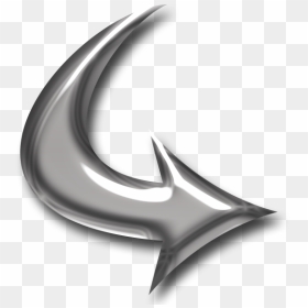 Arrow Chrome Right - Chrome Arrow Png, Transparent Png - chrome png