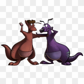 The Transplant By Macroceli - Courage The Cowardly Dog Kangaroo, HD Png Download - courage the cowardly dog png