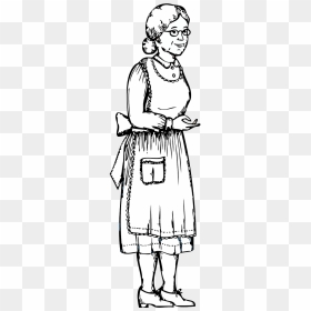 Simple Drawings Of A Grandma, HD Png Download - grandma png