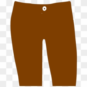 Brown Pants Clip Art, HD Png Download - pants png