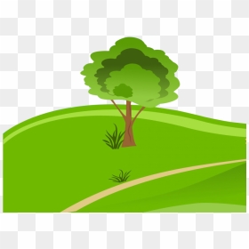 Cartoon Landscape Png - Cartoon Tree Png Transparent Background, Png Download - landscape png
