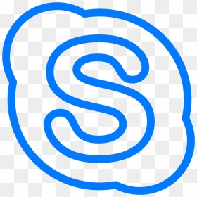 Skype Computer Icons Email - Drawing Of Skype Logo, HD Png Download - skype png