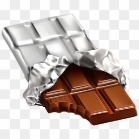Candy Bar Clipart Sweet Chocolate - Bitten Chocolate Bar Png, Transparent Png - chocolate bar png