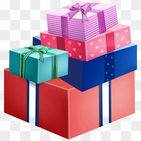 Colorful Gift Boxes Png Clipart, Transparent Png - boxes png