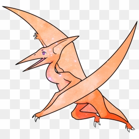 Pterodactyl - Pteranodon Ark Drawing, HD Png Download - pterodactyl png