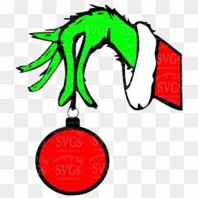 Christmas Ornament Image Result For Grinch Hand Holding - Grinch Stole Christmas Clipart, HD Png Download - grinch png