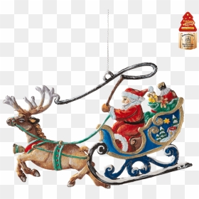 Reindeer Sleigh Png File - Sleigh Reindeer, Transparent Png - santa sleigh png