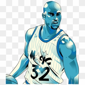 1990s Orlando Magic Oral History - Shaquille O Neal Art, HD Png Download - shaq png