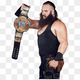 Braun Strowman Ecw World Heavyweight Champion Png By - Braun Strowman Wwe Champion, Transparent Png - braun strowman png