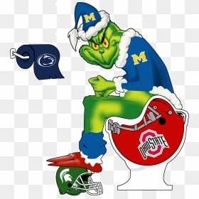 Grinch Png Full Body - Grinch Dallas Cowboys, Transparent Png - grinch png