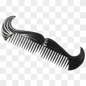 Comb Mustache Clip Arts - Comb Mustache Logo, HD Png Download - comb png