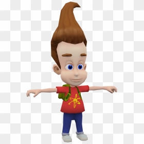 Transparent Jimmy Neutron Clipart - Transparent Jimmy Neutron T Pose, HD Png Download - jimmy neutron png