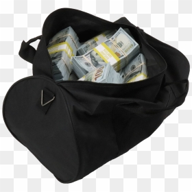 Duffle Bag Money Png, Transparent Png - bag of money png