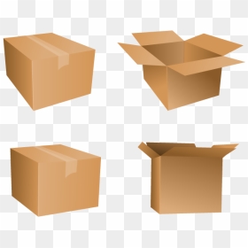 Thumb Image - Cardboard Box Vector Free, HD Png Download - boxes png