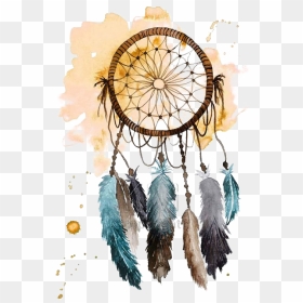 Dreamcatcher Watercolor Painting Drawing - Dream Catcher Png Hd, Transparent Png - dream catcher png