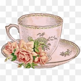 Free Png Download Vintage Tea Cup Png Images Background - Vintage Tea Cup Clip Art, Transparent Png - tea cup png