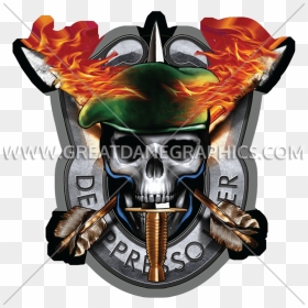 Clipart Gun Skull - Illustration, HD Png Download - gun smoke png