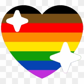Poc Lgbtq Pride Sparkle Heart Discord Emoji - Pride Sparkle Heart Emoji, HD Png Download - sparkle emoji png
