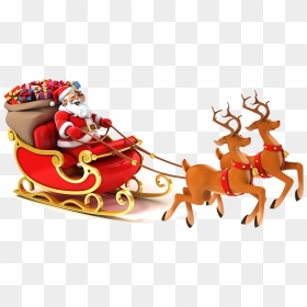 Christmas Sled Png Image - Santa Claus Ka, Transparent Png - santa sleigh png
