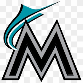 Wxtr5d3 - Miami Marlins Logo White, HD Png Download - mlb logo png