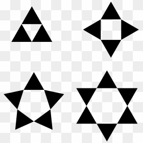 Polygons From Triangles Clip Arts - Determine The Molecular And Empirical Formulas, HD Png Download - triangles png