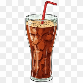 Coke Beverage Png - Coca Cola Glass Drawing, Transparent Png - coke png