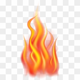 Clipart Flames Orange Flame - Transparent Flames Clipart, HD Png Download - fire .png